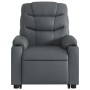 Sillón reclinable de masaje de pie cuero artificial gris de , Sillones - Ref: Foro24-3206609, Precio: 294,19 €, Descuento: %