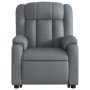 Sillón reclinable de masaje de pie cuero artificial gris de , Sillones - Ref: Foro24-3205274, Precio: 294,41 €, Descuento: %