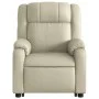 Sillón reclinable de masaje de pie cuero artificial color crema de , Sillones - Ref: Foro24-3205158, Precio: 365,82 €, Descue...