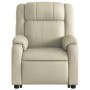Sillón reclinable de masaje de pie cuero artificial color crema de , Sillones - Ref: Foro24-3205158, Precio: 344,58 €, Descue...