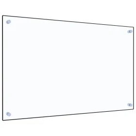 Protector contra salpicaduras cocina vidrio templado 80x50 cm de vidaXL, Herramientas y utensilios de cocina - Ref: Foro24-24...
