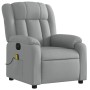 Sillón reclinable de masaje eléctrico tela gris claro de , Sillones - Ref: Foro24-3205304, Precio: 265,27 €, Descuento: %