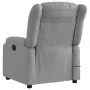 Sillón reclinable de masaje eléctrico tela gris claro de , Sillones - Ref: Foro24-3205304, Precio: 272,03 €, Descuento: %
