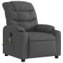 Sillón reclinable de masaje eléctrico tela gris oscuro de , Sillones - Ref: Foro24-3206637, Precio: 327,64 €, Descuento: %