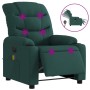 Sillón reclinable de masaje eléctrico tela verde oscuro de , Sillones - Ref: Foro24-3206642, Precio: 308,14 €, Descuento: %