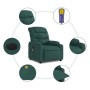 Sillón reclinable de masaje eléctrico tela verde oscuro de , Sillones - Ref: Foro24-3206642, Precio: 308,14 €, Descuento: %