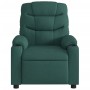 Sillón reclinable de masaje eléctrico tela verde oscuro de , Sillones - Ref: Foro24-3206642, Precio: 308,14 €, Descuento: %