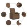 Sillón reclinable eléctrico de tela marrón de , Sillones - Ref: Foro24-3203958, Precio: 240,27 €, Descuento: %