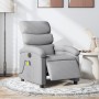 Sillón reclinable de masaje eléctrico tela gris claro de , Sillones - Ref: Foro24-3203966, Precio: 251,23 €, Descuento: %
