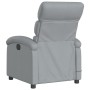 Sillón reclinable de masaje eléctrico tela gris claro de , Sillones - Ref: Foro24-3203966, Precio: 251,23 €, Descuento: %