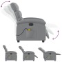 Sillón reclinable de masaje eléctrico tela gris claro de , Sillones - Ref: Foro24-3203966, Precio: 251,23 €, Descuento: %