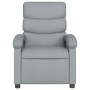 Sillón reclinable de masaje eléctrico tela gris claro de , Sillones - Ref: Foro24-3203966, Precio: 251,23 €, Descuento: %