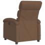 Sillón reclinable de masaje eléctrico tela marrón de , Sillones - Ref: Foro24-3203970, Precio: 251,76 €, Descuento: %