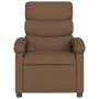 Sillón reclinable de masaje eléctrico tela marrón de , Sillones - Ref: Foro24-3203970, Precio: 256,35 €, Descuento: %