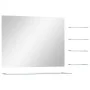 Espejo de pared con 5 estantes plateado 80x60 cm de vidaXL, Espejos - Ref: Foro24-249445, Precio: 55,56 €, Descuento: %