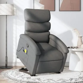 Silla de masaje reclinable de pie de tela gris oscuro de , Sillones - Ref: Foro24-3203991, Precio: 290,90 €, Descuento: %