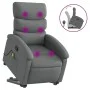 Silla de masaje reclinable de pie de tela gris oscuro de , Sillones - Ref: Foro24-3203991, Precio: 290,90 €, Descuento: %