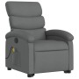Silla de masaje reclinable de pie de tela gris oscuro de , Sillones - Ref: Foro24-3203991, Precio: 270,86 €, Descuento: %