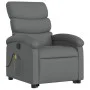 Silla de masaje reclinable de pie de tela gris oscuro de , Sillones - Ref: Foro24-3203991, Precio: 290,90 €, Descuento: %