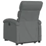 Silla de masaje reclinable de pie de tela gris oscuro de , Sillones - Ref: Foro24-3203991, Precio: 290,90 €, Descuento: %