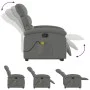 Silla de masaje reclinable de pie de tela gris oscuro de , Sillones - Ref: Foro24-3203991, Precio: 290,90 €, Descuento: %
