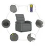 Silla de masaje reclinable de pie de tela gris oscuro de , Sillones - Ref: Foro24-3203991, Precio: 290,90 €, Descuento: %