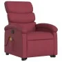 Sillón reclinable de masaje elevable tela rojo tinto de , Sillones - Ref: Foro24-3203993, Precio: 287,69 €, Descuento: %