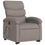 Sillón reclinable de masaje elevable tela gris taupé de , Sillones - Ref: Foro24-3203998, Precio: 276,45 €, Descuento: %