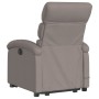 Sillón reclinable de masaje elevable tela gris taupé de , Sillones - Ref: Foro24-3203998, Precio: 276,45 €, Descuento: %