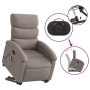 Sillón reclinable de masaje elevable tela gris taupé de , Sillones - Ref: Foro24-3203998, Precio: 276,45 €, Descuento: %