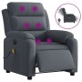 Sillón reclinable de masaje eléctrico terciopelo gris oscuro de , Sillones - Ref: Foro24-3205082, Precio: 290,56 €, Descuento: %