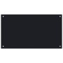 Protección salpicaduras cocina vidrio templado negro 90x50 cm de vidaXL, Herramientas y utensilios de cocina - Ref: Foro24-24...