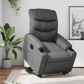 Elektrische Hebesessel aus grauem Kunstleder von , Sessel - Ref: Foro24-3206616, Preis: 344,93 €, Rabatt: %