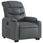 Sillón reclinable elevable eléctrico de cuero sintético gris de , Sillones - Ref: Foro24-3206616, Precio: 325,22 €, Descuento: %