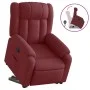 Sillón reclinable elevable tela rojo tinto de , Sillones - Ref: Foro24-3205319, Precio: 304,69 €, Descuento: %