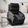 Sillón reclinable de masaje de pie cuero artificial negro de , Sillones - Ref: Foro24-3205049, Precio: 346,74 €, Descuento: %