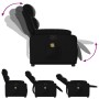 Sillón reclinable de masaje de pie cuero artificial negro de , Sillones - Ref: Foro24-3205049, Precio: 346,74 €, Descuento: %