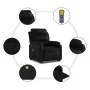 Sillón reclinable de masaje de pie cuero artificial negro de , Sillones - Ref: Foro24-3205049, Precio: 350,15 €, Descuento: %