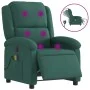 Sillón reclinable de masaje eléctrico terciopelo verde oscuro de , Sillones - Ref: Foro24-3204291, Precio: 252,71 €, Descuent...