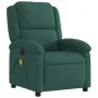 Sillón reclinable de masaje eléctrico terciopelo verde oscuro de , Sillones - Ref: Foro24-3204291, Precio: 252,71 €, Descuent...