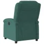 Sillón reclinable de masaje eléctrico terciopelo verde oscuro de , Sillones - Ref: Foro24-3204291, Precio: 252,71 €, Descuent...
