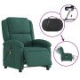 Sillón reclinable de masaje eléctrico terciopelo verde oscuro de , Sillones - Ref: Foro24-3204291, Precio: 248,32 €, Descuent...