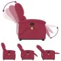 Sillón reclinable de masaje elevable terciopelo rojo tinto de , Sillones - Ref: Foro24-3204316, Precio: 331,82 €, Descuento: %