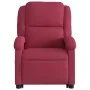 Sillón reclinable de masaje elevable terciopelo rojo tinto de , Sillones - Ref: Foro24-3204316, Precio: 331,82 €, Descuento: %