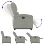 Sillón reclinable elevable terciopelo gris claro de , Sillones - Ref: Foro24-3204300, Precio: 276,34 €, Descuento: %