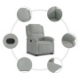Sillón reclinable elevable terciopelo gris claro de , Sillones - Ref: Foro24-3204300, Precio: 276,34 €, Descuento: %