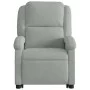 Sillón reclinable elevable terciopelo gris claro de , Sillones - Ref: Foro24-3204300, Precio: 299,27 €, Descuento: %