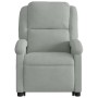 Sillón reclinable elevable terciopelo gris claro de , Sillones - Ref: Foro24-3204300, Precio: 276,34 €, Descuento: %