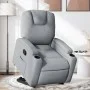 Sillón reclinable elevable de tela gris claro de , Sillones - Ref: Foro24-3204368, Precio: 290,19 €, Descuento: %