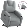 Hellgrauer, anhebbarer Liegesessel aus Stoff von , Sessel - Ref: Foro24-3204368, Preis: 290,19 €, Rabatt: %